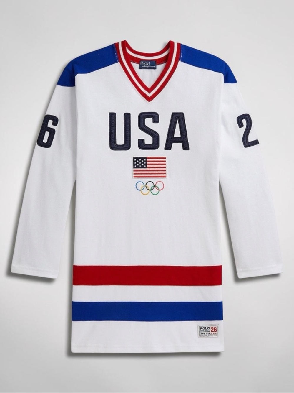 Polo Ralph Lauren Girls' Team USA Cotton Jersey Dress US Size 7